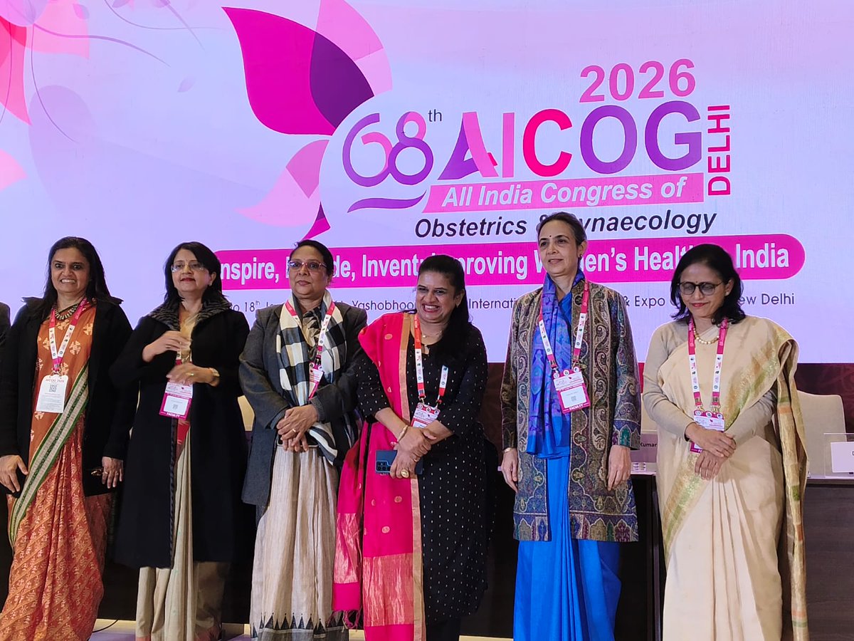 icmr_nicpr's tweet image. Director, @drshalini_icmr, participated as a distinguished Panelist at the #AICOG 2026 in Delhi, contributing to the session “#Towards #Cervical #Cancer #Elimination in #India", aligned with the  theme, “Inspire, Include, Invent: Improving Women’s Health in India".
#WomensHealth