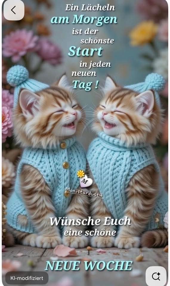 Guten morgen und einen guten Wochenstart.