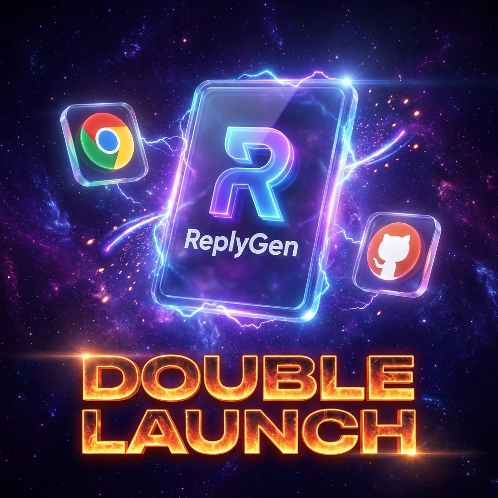 m0rezk's tweet photo. DOUBLE LAUNCH DAY. 🚨🧡
ReplyGen is APPROVED on Chrome Store & LIVE on Product Hunt.
Support me reaching #1 on PH! Every upvote counts & help. 🙏🙏🙏
👉 Support on PH: https://t.co/d8nzuCRAv8
👉 Install: https://t.co/RntFs2V4sk
#ProductHunt #ChromeStore #SaaS #BuildInPublic https://t.co/iuARrCPRSs