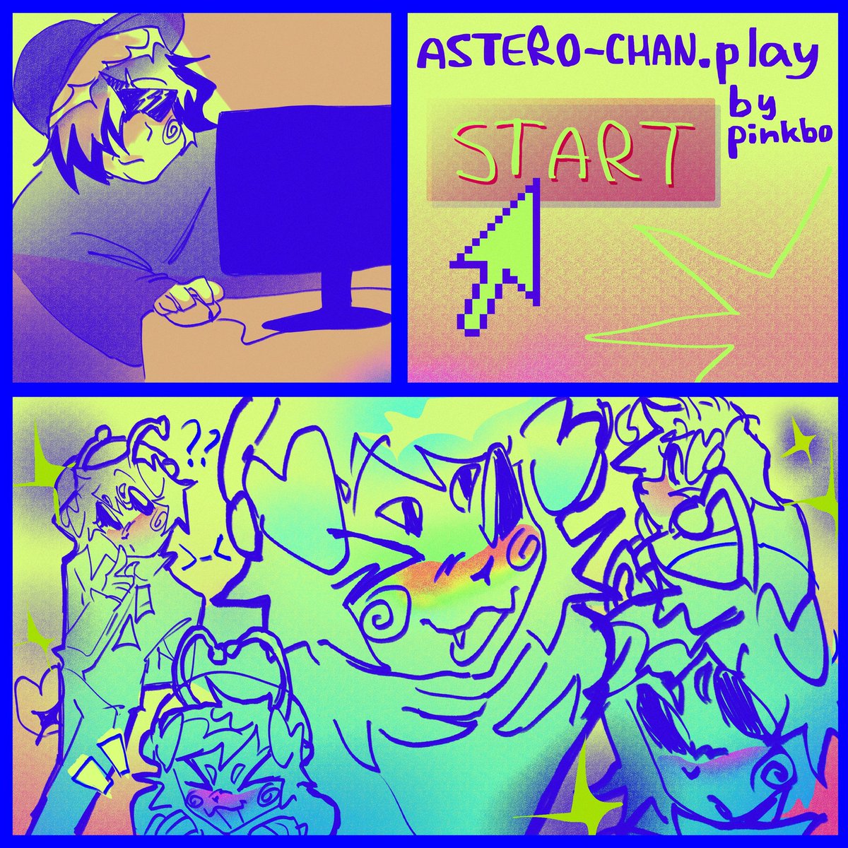 pink_dumbo's tweet photo. MY ARTS ARE SO UNSERIOUS SORRY #OC #comic #pixel #pixelart https://t.co/JjfDuymwO2