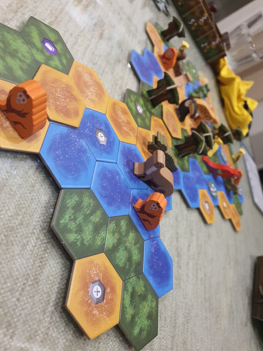 luzpermar's tweet photo. Partida con @Erwalu a #Vidaenelamazonas de @games_delirium. https://t.co/kAgSDtnExE
