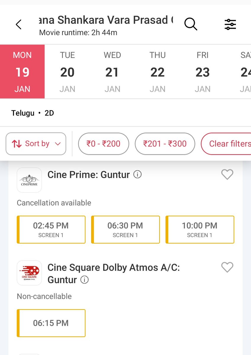 alwaysluckyRC27's tweet photo. Day8 Going Strong 🔥
Tirupati Guntur Bhimdole West Godavari Nellore 💥💥💥🔥🔥🔥
#MSGBlockbuster
#MSG https://t.co/MwI8gVYYw9