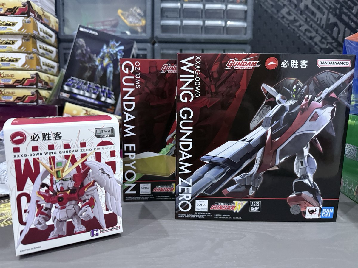 中国ピザハート X ガンダムW 30周年記念コラボ ウイングガンダムゼロ