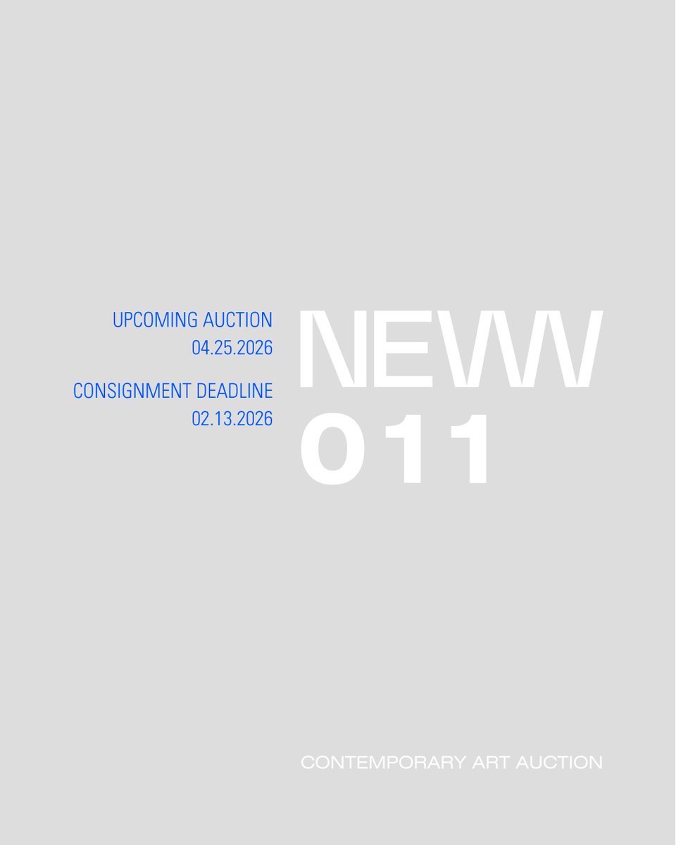 newwwauction's tweet photo. NEW AUCTIONは、2026年4月25日(土)に開催いたします第10回目のオークションに伴いまして、2月13日(金)まで出品作品を募集いたしております。  
もしご出品をご検討されている作品がございましたらまず査定だけでも気兼ねなくご相談ください。
https://t.co/Ddg5pWznmi https://t.co/FZfLo2qSRO