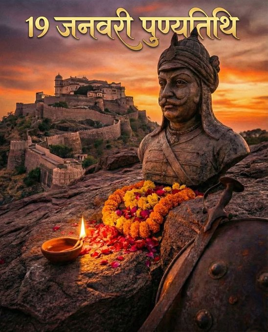 स्वाभिमान के सूर्य, शौर्य के शिखर! 🚩
​मातृभूमि की रक्षा के लिए घास की रोटियां खाकर म्लेच्छों के विरुद्ध धर्मयुद्ध की अलख जगाने वाले, ऐसे हिंदूआ सूरज एकलिंग दीवान वीर शिरोमणि महाराणा प्रताप जी की पुण्यतिथि पर उन्हें कोटि-कोटि नमन। 🙏
​जय मेवाड़! जय एकलिंगनाथ जी!

 #MaharanaPratap