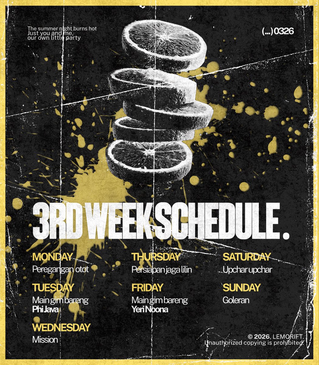 Lemorift's tweet image. Week 3: After the Noise Dies