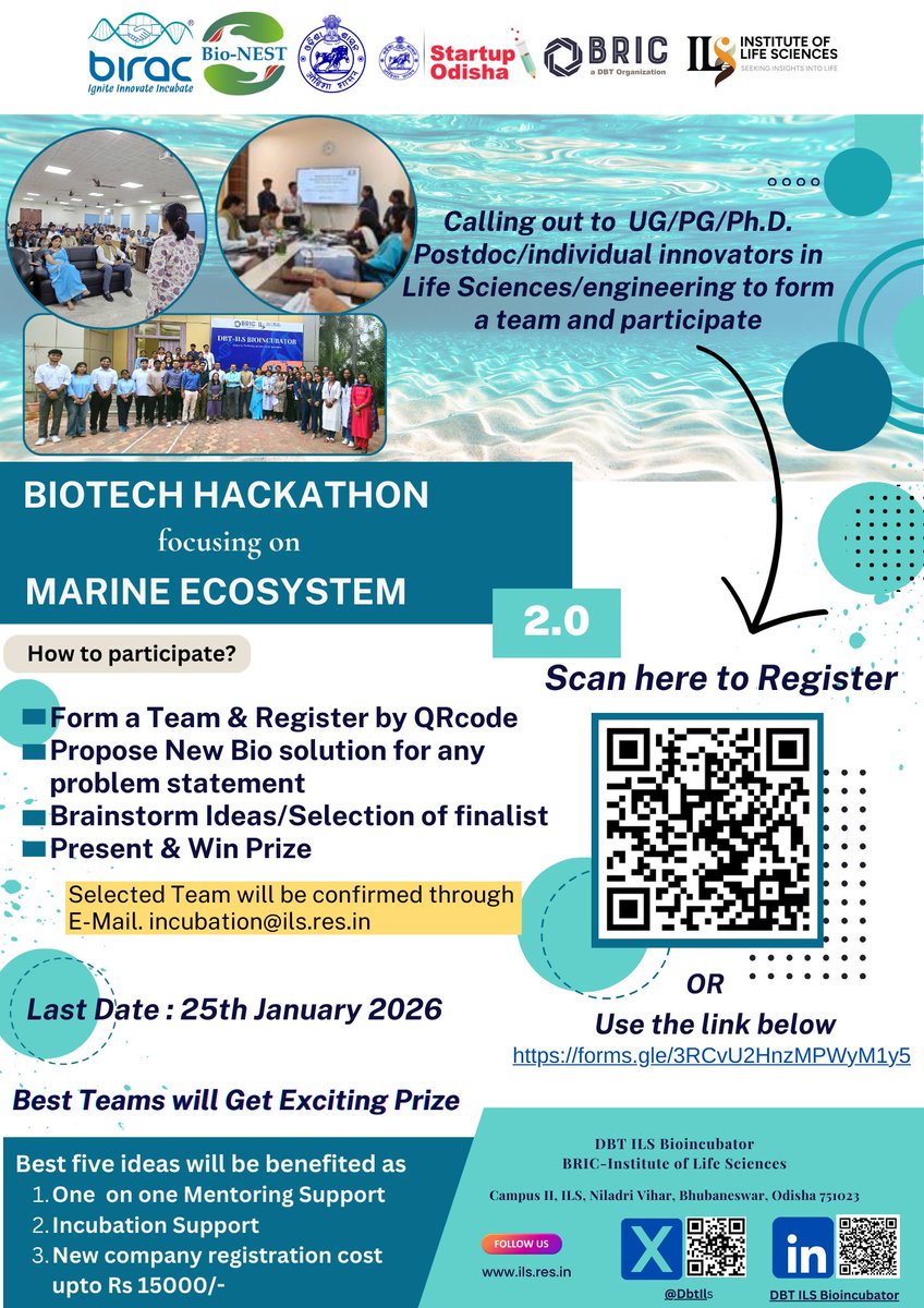 DBT_ILS Bioincubator tweet media