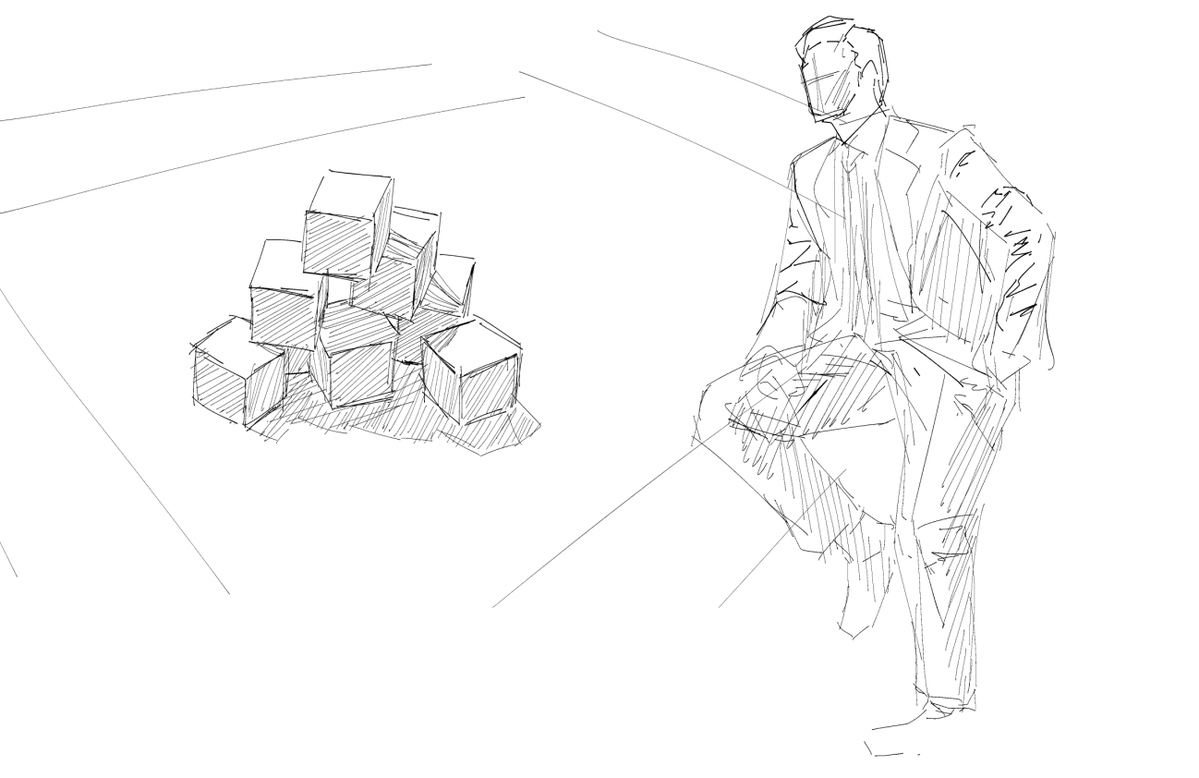 今日のクロッキ- 