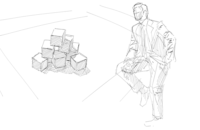 今日のクロッキ- 