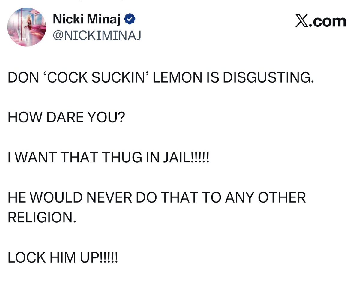 Nicki Minaj on Don Lemon 🔥