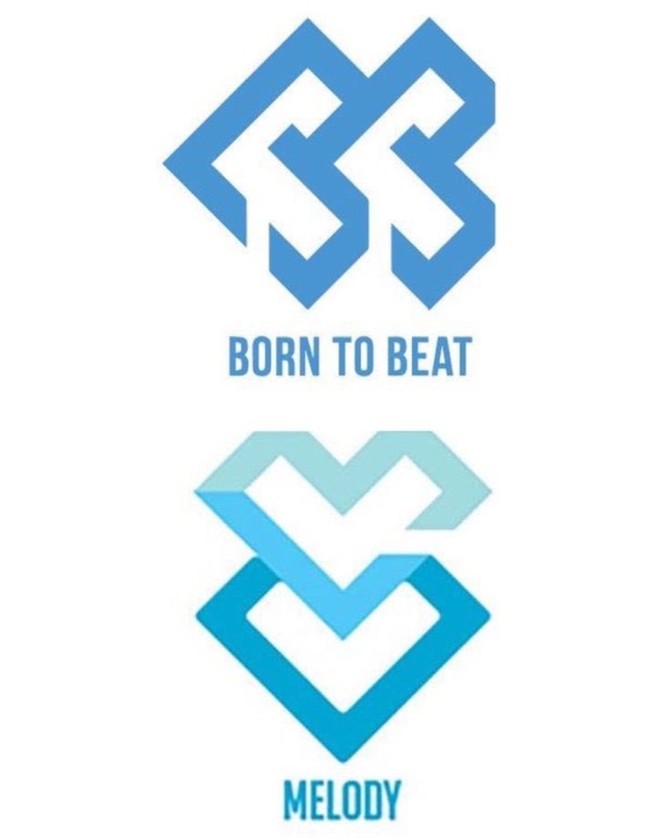 meloon_3721's tweet image. I know I’m biased but I’ve always loved that the BTOB logo is two letter Bs made from hearts and when turned 90 degrees, it’s two Ms for their fandom name Melody 💙