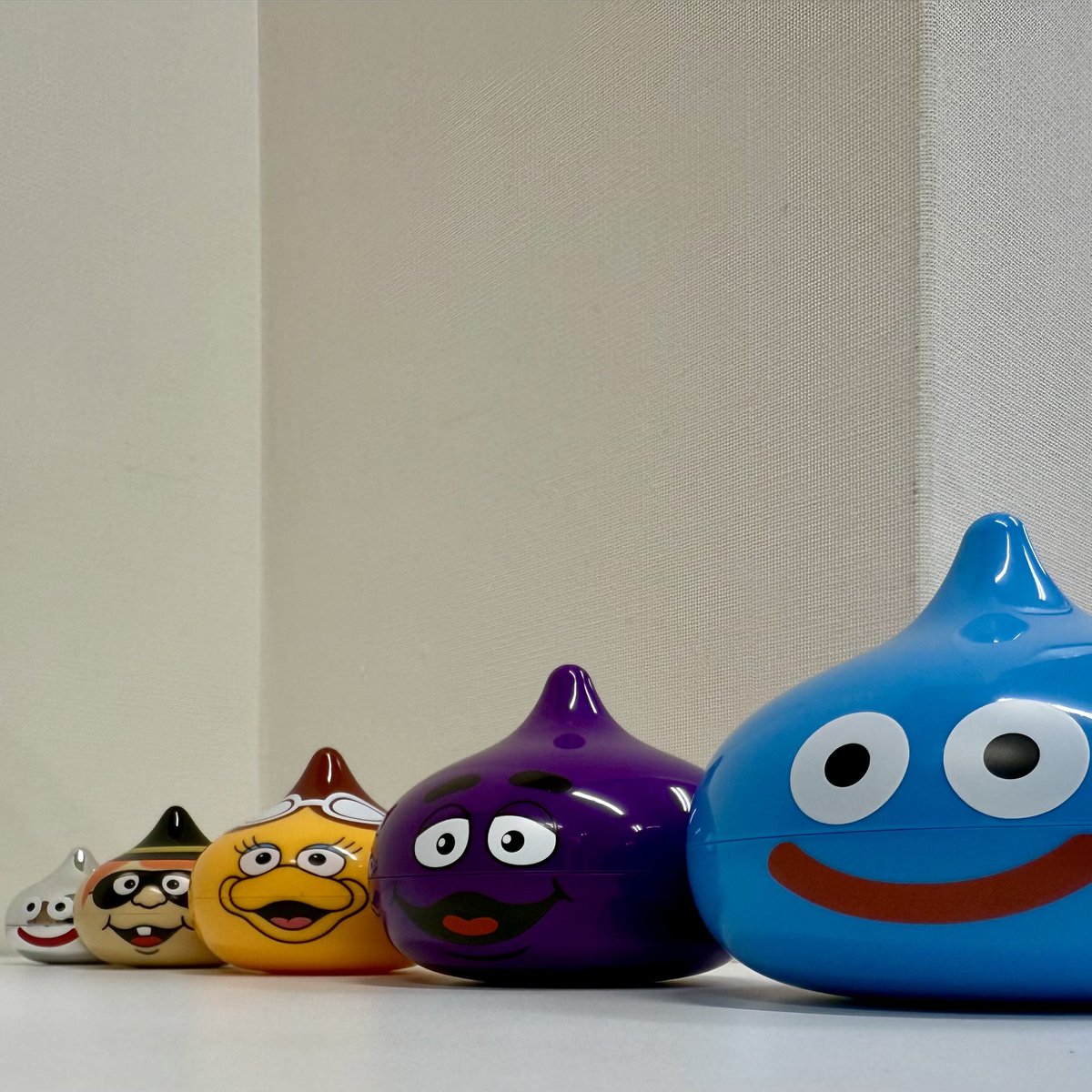 中の人Wです🐏 お昼休みに5ひきのスライムたちを仲間にしてきました