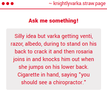 Daily Varka ⚔️ tweet media
