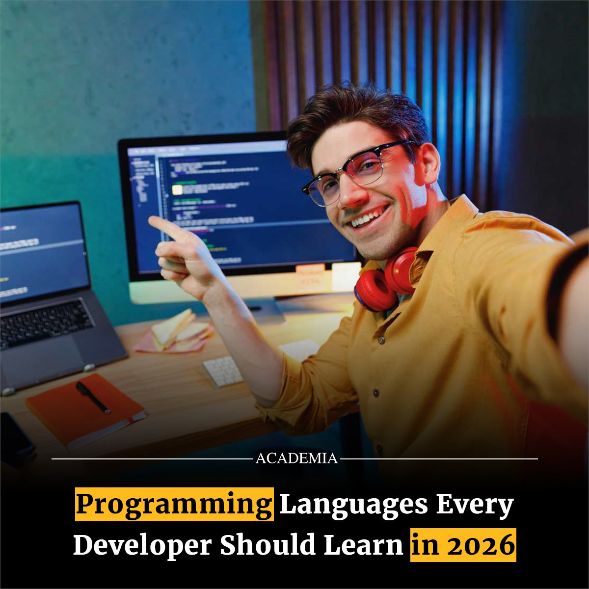 academiamag's tweet photo. Planning a tech career? Discover the top programming languages to learn in 2026 and stay ahead in AI, web, mobile, and cloud development. The right skills today mean better jobs tomorrow.
#Programming #TechCareers #Coding2026 https://t.co/pVClGKEnBW