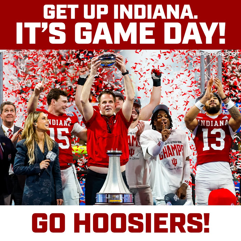 IT'S NATIONAL CHAMPIONSHIP GAME DAY!!! GO HOOSIERS!!