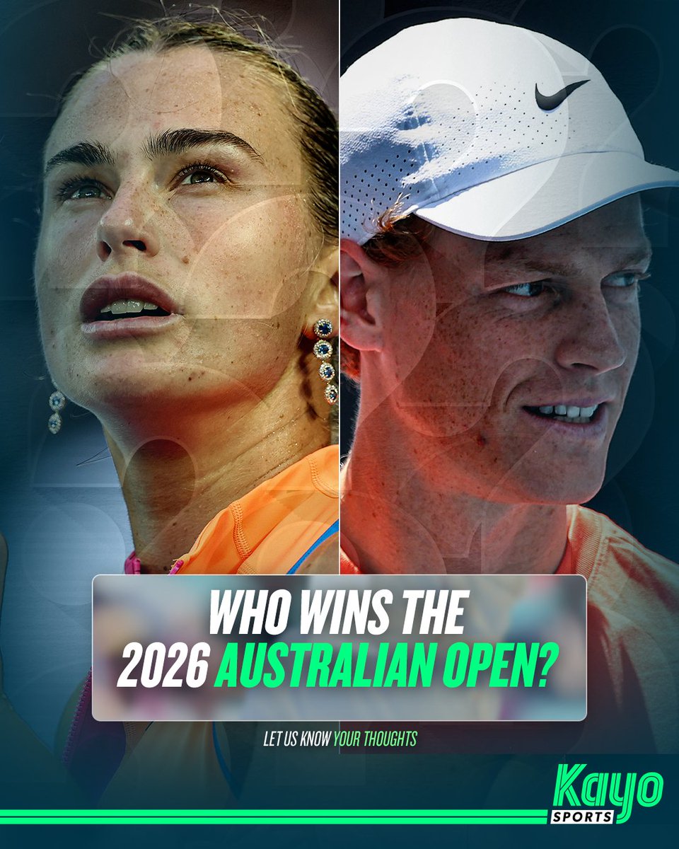 kayosports's tweet image. The first grand slam of the year is finally here! 🇦🇺🎾🙌

#AO26 #Tennis #GrandSlam