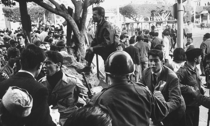Elftv333's tweet photo. France executed its first nuclear atomic bomb test in the Algerian Sahara desert on February 13, 1960, during its war against Algeria (1954–62). Algeria won. 25,600 French soldiers &amp; 50,000 allies died. 65,000 were wounded. 6,000 European civilians died. https://t.co/8u2Ojb6N2Z