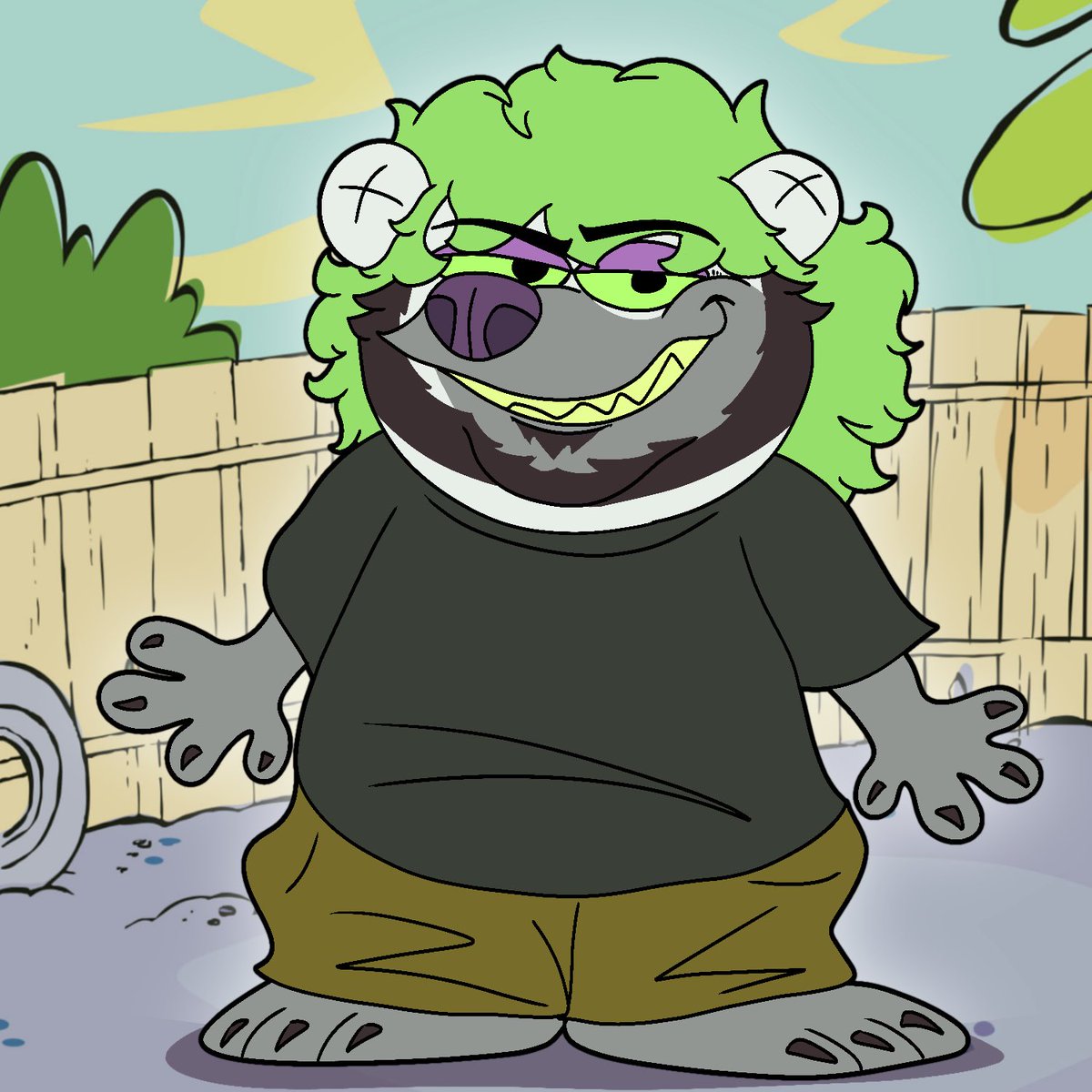 Give him a jawbreaker 😩🍭