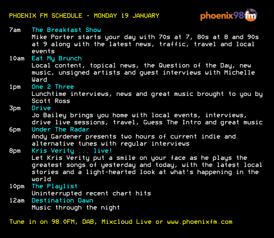 Phoenix FM (we're on 🦋) tweet media