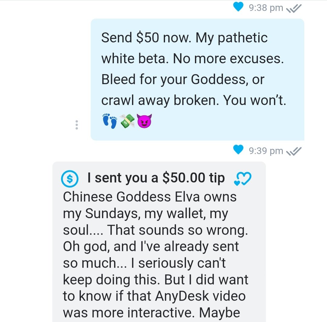 AsianFinDoll's tweet photo. That sounds so wrong. But you love it! #findom #ChineseFindom #Femdom #AsianGoddess #paypig https://t.co/cehfk1uoIf