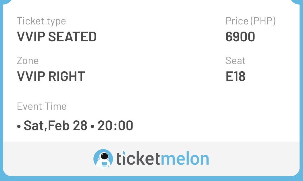 justmy_coj's tweet image. WTS / LFB

Stardust Laguna Concert Ticket 💫
Row E, Seat 18 (VVIP RIGHT)
Price: PHP 6,900 + PHP (100 online fee)

RFS: Conflict of schedule ulit 😭

Thank you!!! 💛 #cojtwt