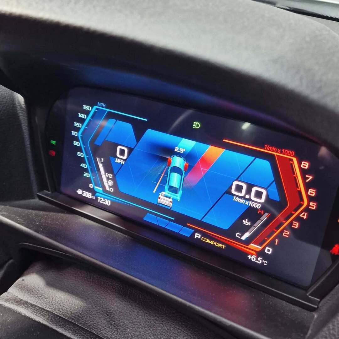 BMW 1 Series in for a Digital Cluster 👌🏻 DM us for Info &amp; to order! ℹ️

🫆 Custom-Built Steering Wheels to your Specifications 
Huge Range of Carbon Fibre, Leather or Alcantara Colours, Styles &amp; Finishes Available

🫆 Body Kits - Splitters - Diffusers - … instagr.am/p/DTruC7jDNJR/