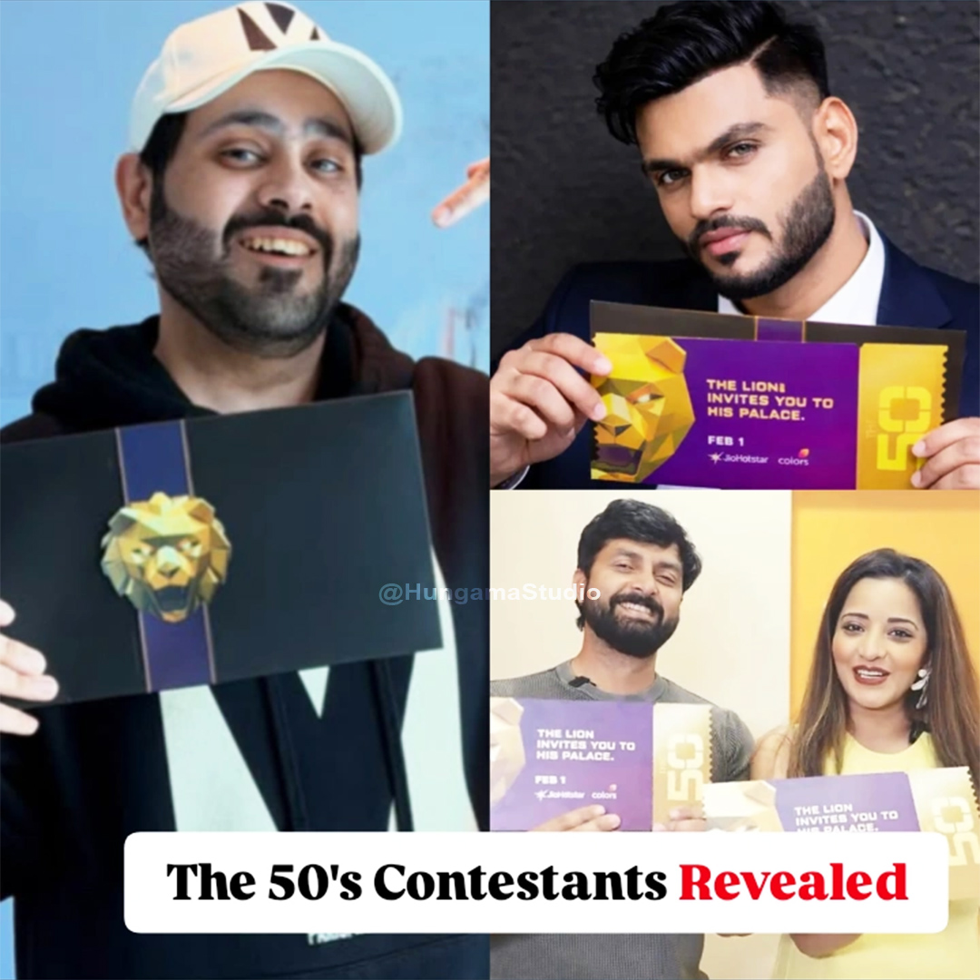 Monalisa With Husband Vikrant Singh 
Ahmad Al Marzooqi Popularly Known As Chai With Ahmad And Rudra Rana Are Confirmed Contestants Of 'The 50'

Excited?

#Monalisa #VikrantSingh #AhmadAlMarzooqi #ChaiWithAhmad #RudraRana #The50 #HungamaStudio #TellyHungama
