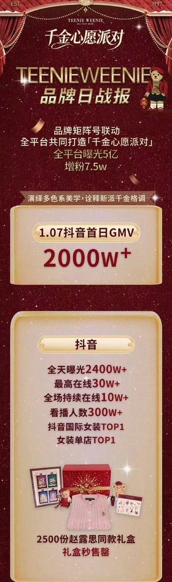 reeeee1236789's tweet image. Zhao Lusi's Power
TEENIEWEENIE
Live broadcast alone generated nearly 18 million
Business Queen Zhao Lusi