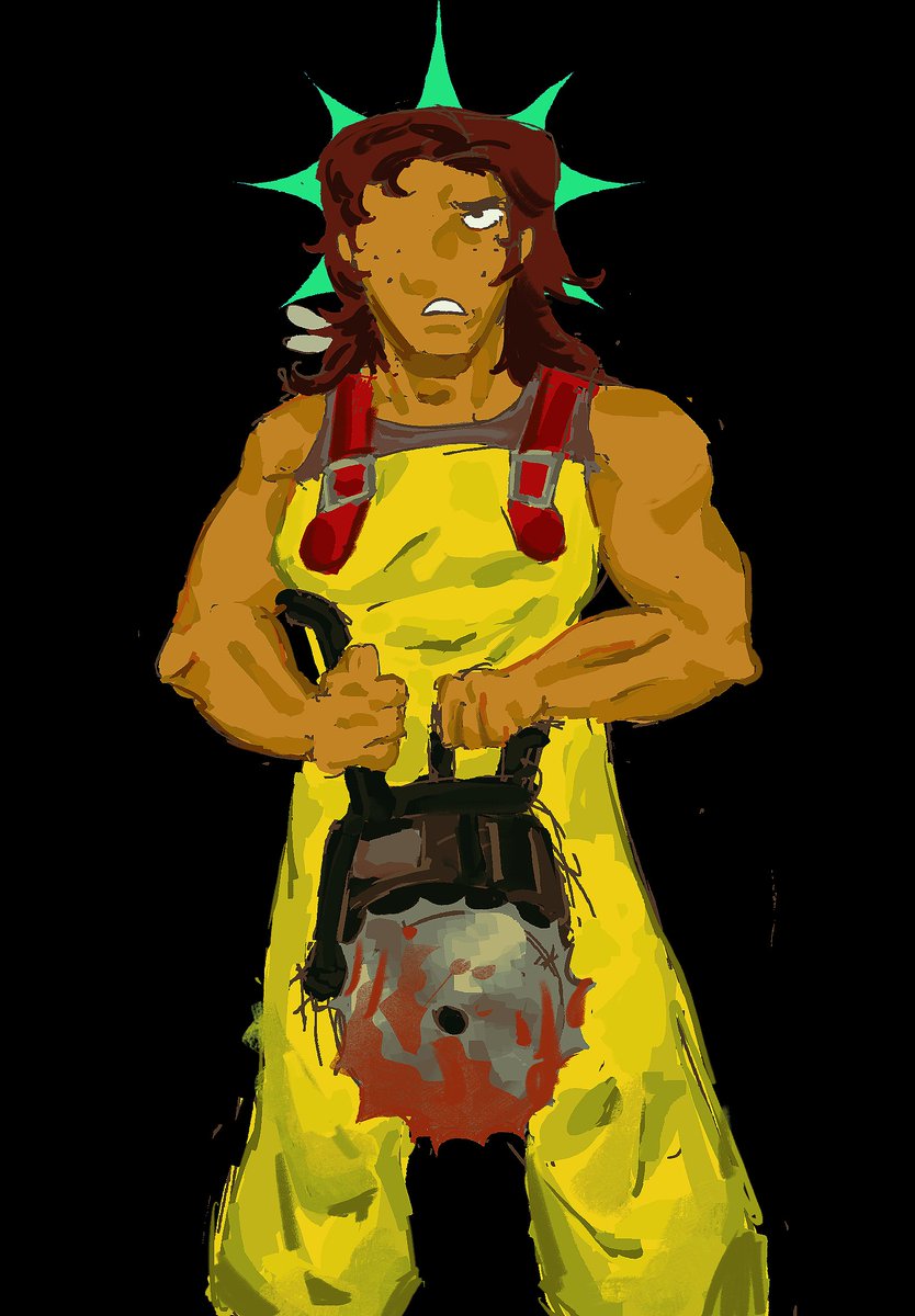 MossyRock120's tweet image. day 1 of drawing a #fearandhungertermina piece until the update comes out