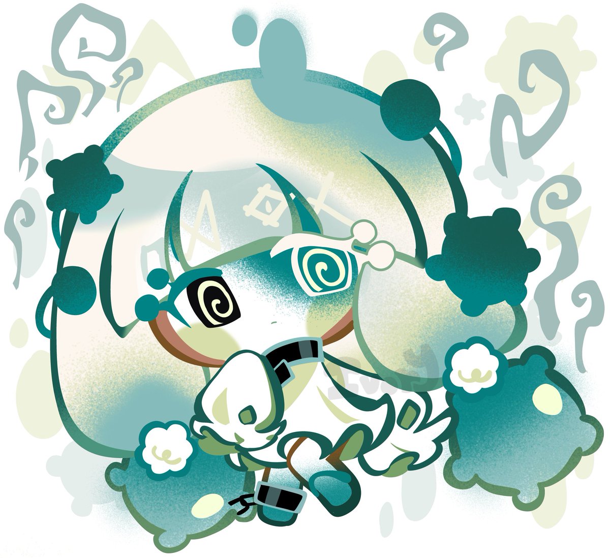 SugarGlass189's tweet image. drawing using my old lasso lineart artstyle