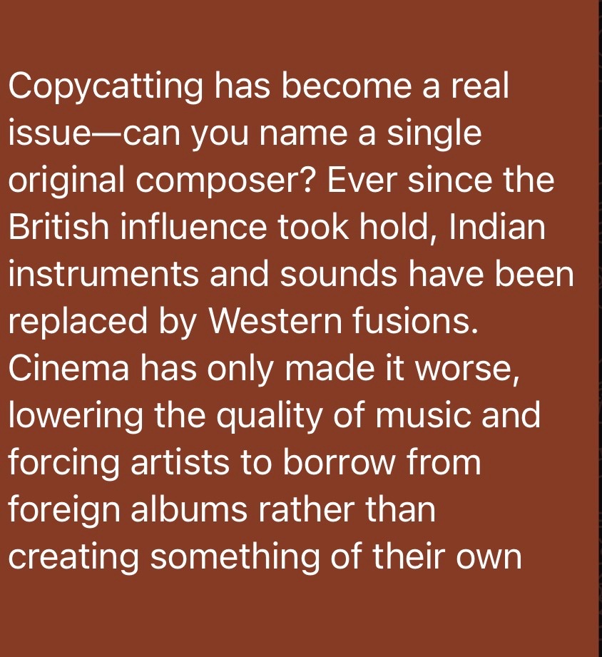 Raovvs's tweet photo. @farzlicioustahe #ARRahman #Bollywood #Indian #indianmusic #westerninfluence #Kollywood #cinematic #cinema #TamilCinema ARRahman
#ARR
#BollywoodPowerShift
#CommunalismDebate
#MozartOfMadras
#BollywoodDarkSide
#Isaipuyal
#arrahmancontroversy https://t.co/qQyUKzNFPe