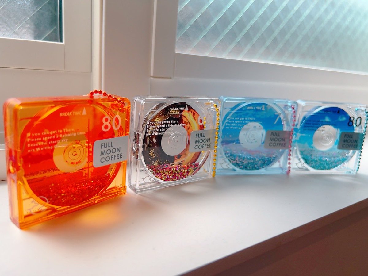 プライズ新アイテム】 満月珈琲店MDオイルチャーム 美しい空やドーナツ