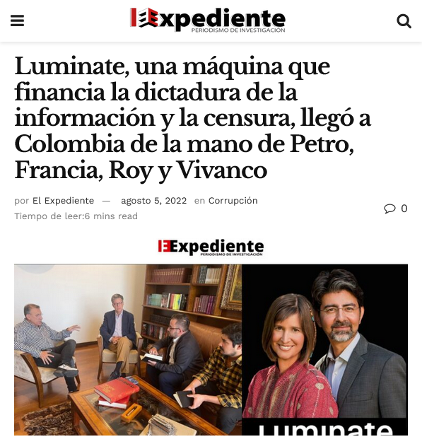 <a href="/AdrianaVeterin/">Adriana Martinez</a> lo mismo hacían con Donald Trump, burlas, insultos, descalificaciones, noticias falsas y todo era prepago como lo de estos malparidos, todo se canaliza a través de iluminate que es una ong que lava dinero del narco  y manejada por petro y roy barreras que le paga a bejarano