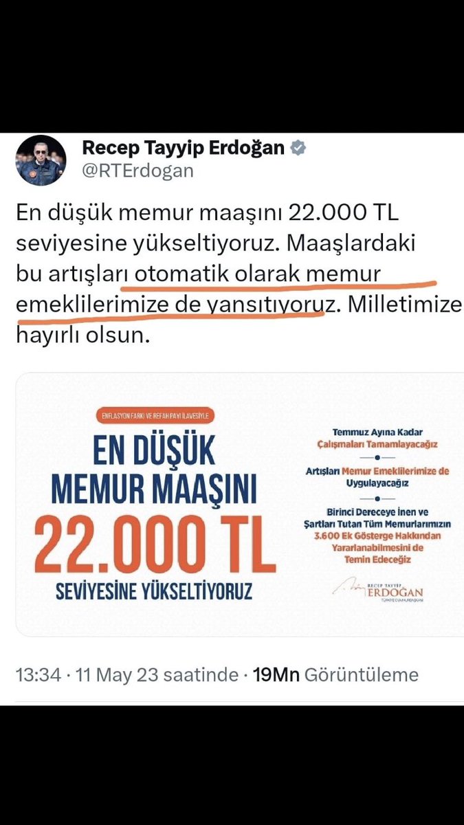 AysunKayma89276's tweet image. Yanlış bilgi veriyorsunuz.2023 temmuz tarihinde memura verilen  seyyanen zam memur emeklisinin de yasal hakkı olduğu için,sadece memur emeklisine verileceğine dair söz verilmişti.
@tcbestepe
@RTErdogan 
@Akparti 
@MHP_Bilgi
@dbdevletbahceli
#EmekliMemur
#MemurEmeklisineAdalet