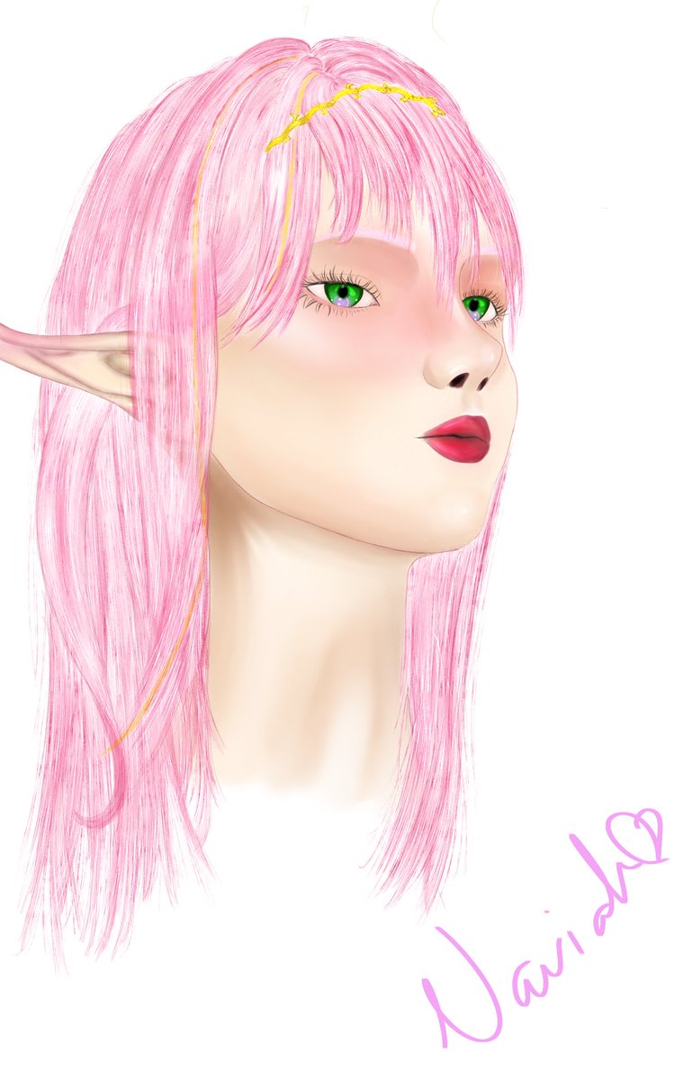 NaviahSnow's tweet image. Pink elf ❤️