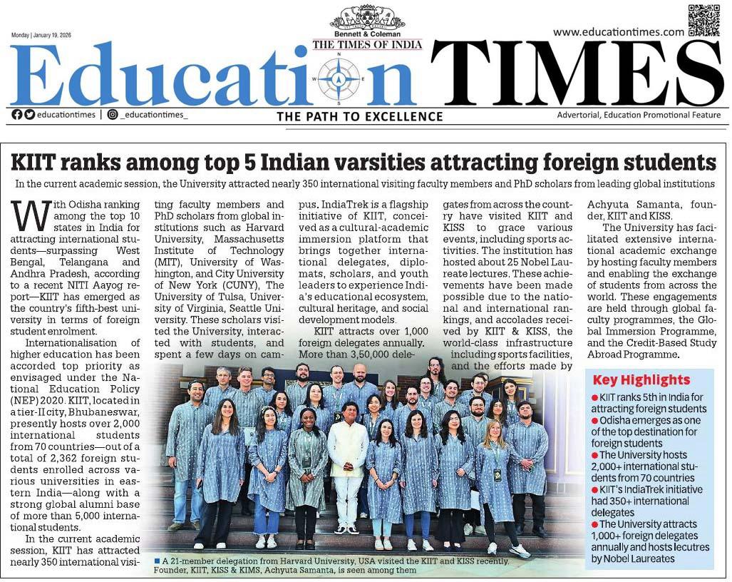 KIITSPP's tweet photo. Internationalisation of Education. 
#KIIT #KIITPublicPolicy https://t.co/uqoNGzNAHW