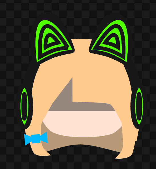 LeafiDev's tweet image. The way I draw and do coloring makes faceless characters look like smash stock icons.