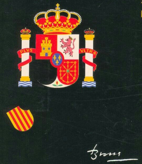 deleslletres's tweet image. Quatre poemes visuals de Joan Brossa per recordar avui el 107è aniversari del seu naixement. "Espanya":