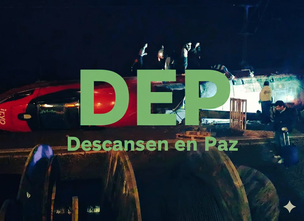 Ante el trágico accidente ferroviario que se ha producido en Adamuz, Córdoba.

Nuestra solidaridad con las víctimas y condolencias a las familias y amigos de las 39 personas fallecidas.

Mucha fuerza para todos los afectados en estos momentos tan terribles y dolorosos.

#Córdoba