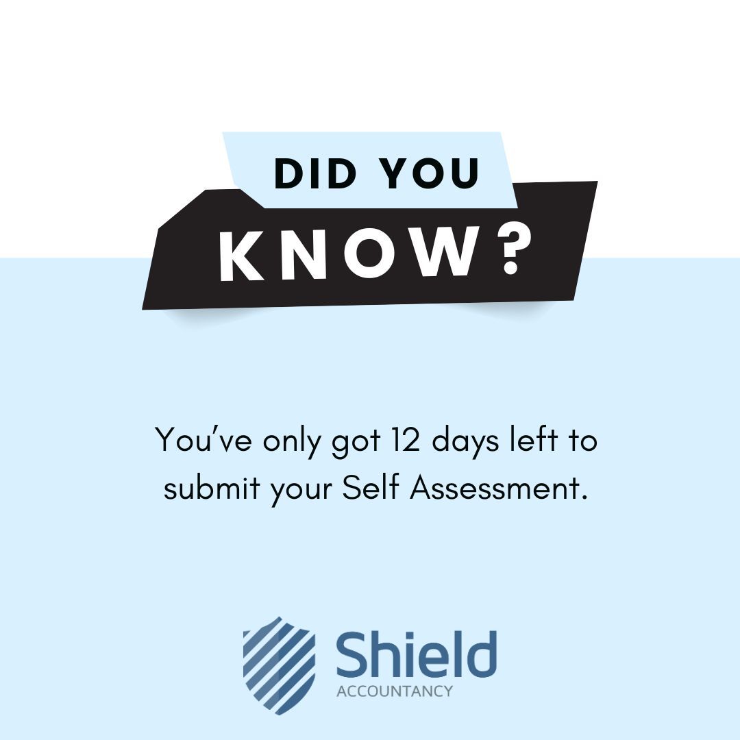 ltd_shield's tweet photo. ⏰ Only 12 days left!

The Self Assessment tax return deadline is 31 January 2026, and time is running out. If you haven’t filed yet, don’t panic... Shield Accountancy is here to help.

📩 personaltax@shieldaccountancy.co.uk https://t.co/0HrDn03xZz