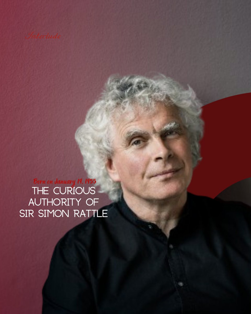 interludeHK's tweet image. Happy 71st Birthday to Sir Simon Rattle a conductor who redefined orchestral leadership with curiosity, collaboration &amp;amp; bold musical vision. 🎼✨

tinyurl.com/26mfujvk 

#SirSimonRattle #ClassicalMusic #Orchestra