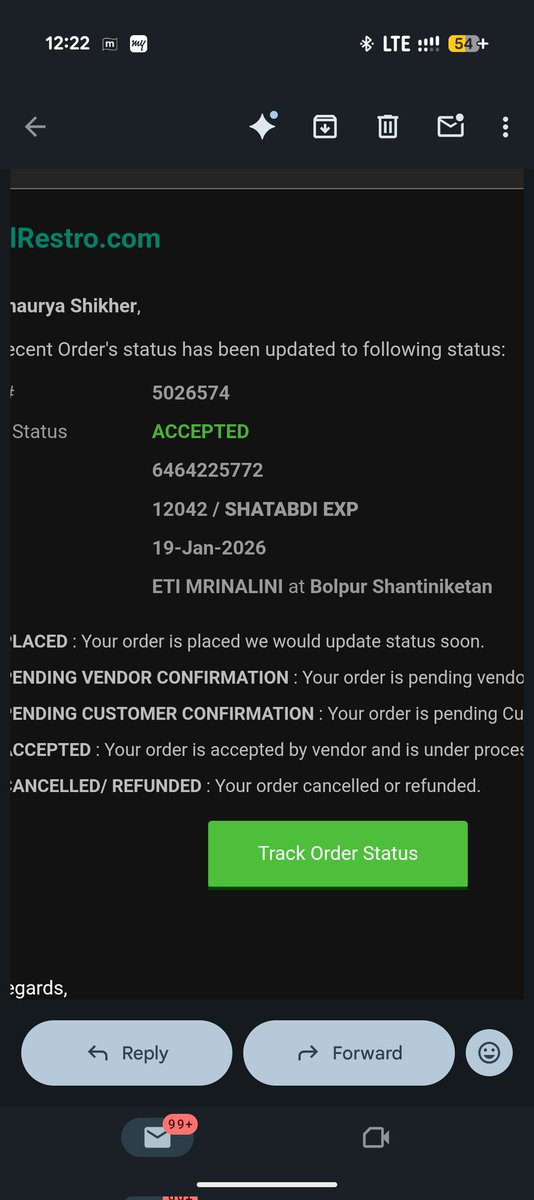 sshikher09's tweet photo. @RailRestro @IRCTCofficial @AshwiniVaishnaw SEVERE LAPSE on Train 12042.
​Pure Veg guy ordered Bland Diet. You delivered NON-VEG EGG THALI from a hidden non-veg vendor!
​App said "Express Veg". Bill says "Eti Mrinalini". This is fraud &amp; health risk.
Order: 5026574
PNR: 6464225772 https://t.co/3HIlK2IBzp