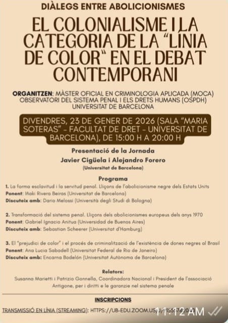 Observatori del Sistema Penal i els Drets Humans tweet media