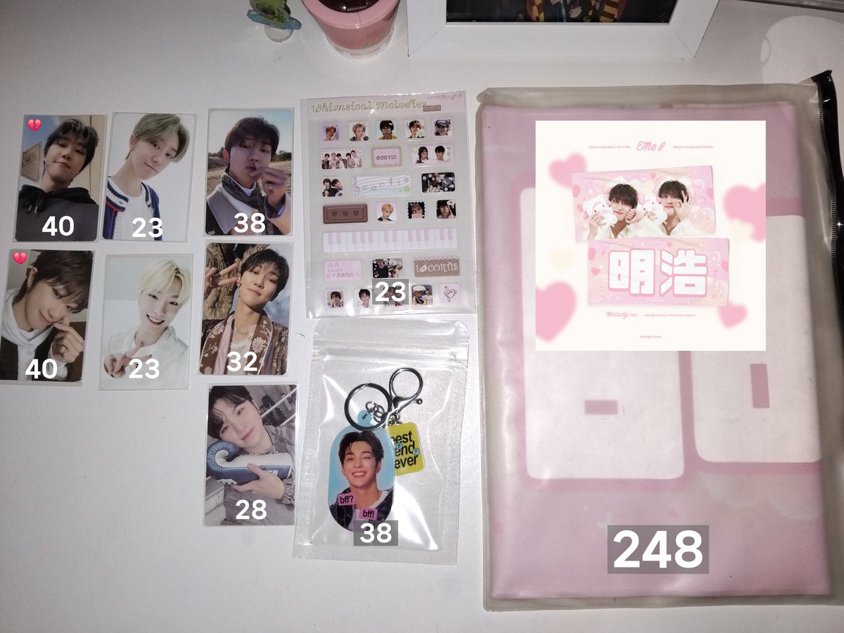 WTS || WANT TO SELL
aab pc seventeen, keychain sticker cortis

📍jakarta
keep event? with dp
❌️ NO HNR
💔 damage, nego
💸 exc adm
condi? dm or line trvlovely
co by 🍊

tg. wtb wts pc woozi the8 dino seventeen sticker keychain cortis keonho cheering kit the8
