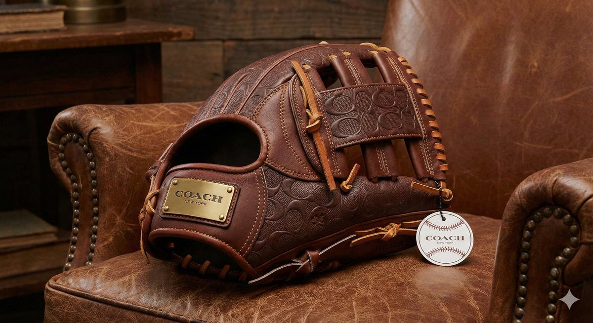 oddsnap's tweet photo. @Coach it's time to take it back to the roots. THIS MASTERPIECE DESERVES TO BE REAL. Let's partner up with a major MLB player and let this beauty be their signature glove. I just want to see this happen. I'll take one please!! @MLB @MLBNetwork @Dodgers @astros @Yankees https://t.co/BExODZEihQ