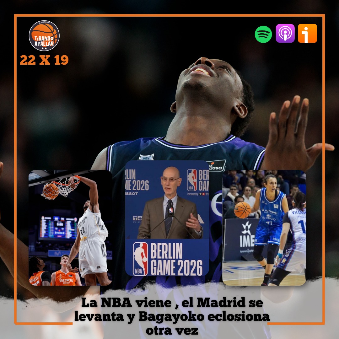 TirandoaFallar's tweet image. 🆕️Programa

🎙 @josempuertas
🏀 Golpe del Madrid: @LucasSaezBravo y @oscarherreros
🗣 El renacer de Bagayoko
😯 ¿Los @Clippers? @Tasio93 y @Vazquezball_USA 
🌧 Una prórroga en otro pabellón: @gcolom24
🙌 ¡Alba Torrens vuelve!, con @andreablez

📌 Link 👇 esradio.libertaddigital.com/tirando-a-fall…