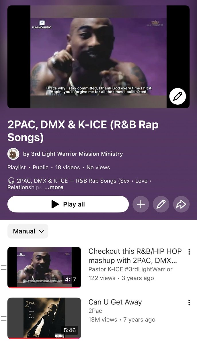 sexmoneyattitud's tweet photo. 🎧 The 2PAC, DMX &amp; K-ICE (R&amp;B Rap Songs Playlist)!  — (Sex • Love • Relationships)

Smooth, grown R&amp;B-influenced rap about love, desire, intimacy, and real relationships.

🎶 Press play. 
 ➡️ https://t.co/M1YkguQphP https://t.co/ta1nBjTa30