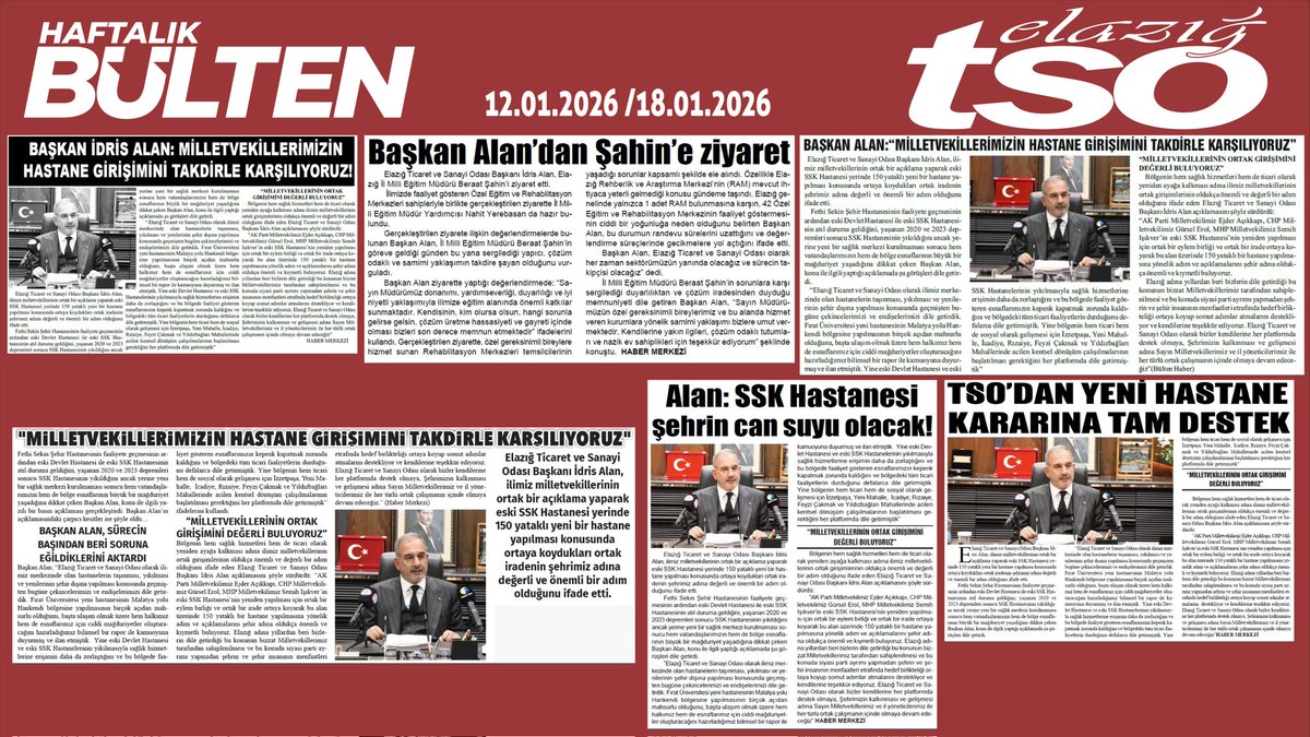 Elazığ TSO tweet media