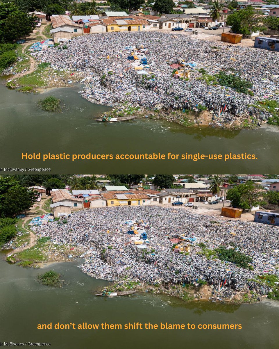 gp_kenyagroup's tweet image. What does tackling #plasticpollution  at the root really mean?

We have been told to #recycle our way out of a crisis we didn’t create.
Real #solution mean less plastic production, real accountability, and systems built for #reuse and not overconsumption.