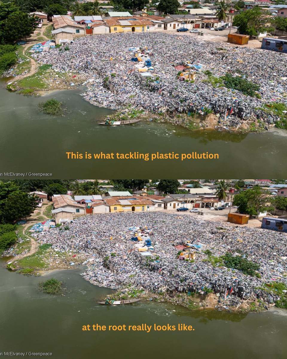 gp_kenyagroup's tweet image. What does tackling #plasticpollution  at the root really mean?

We have been told to #recycle our way out of a crisis we didn’t create.
Real #solution mean less plastic production, real accountability, and systems built for #reuse and not overconsumption.